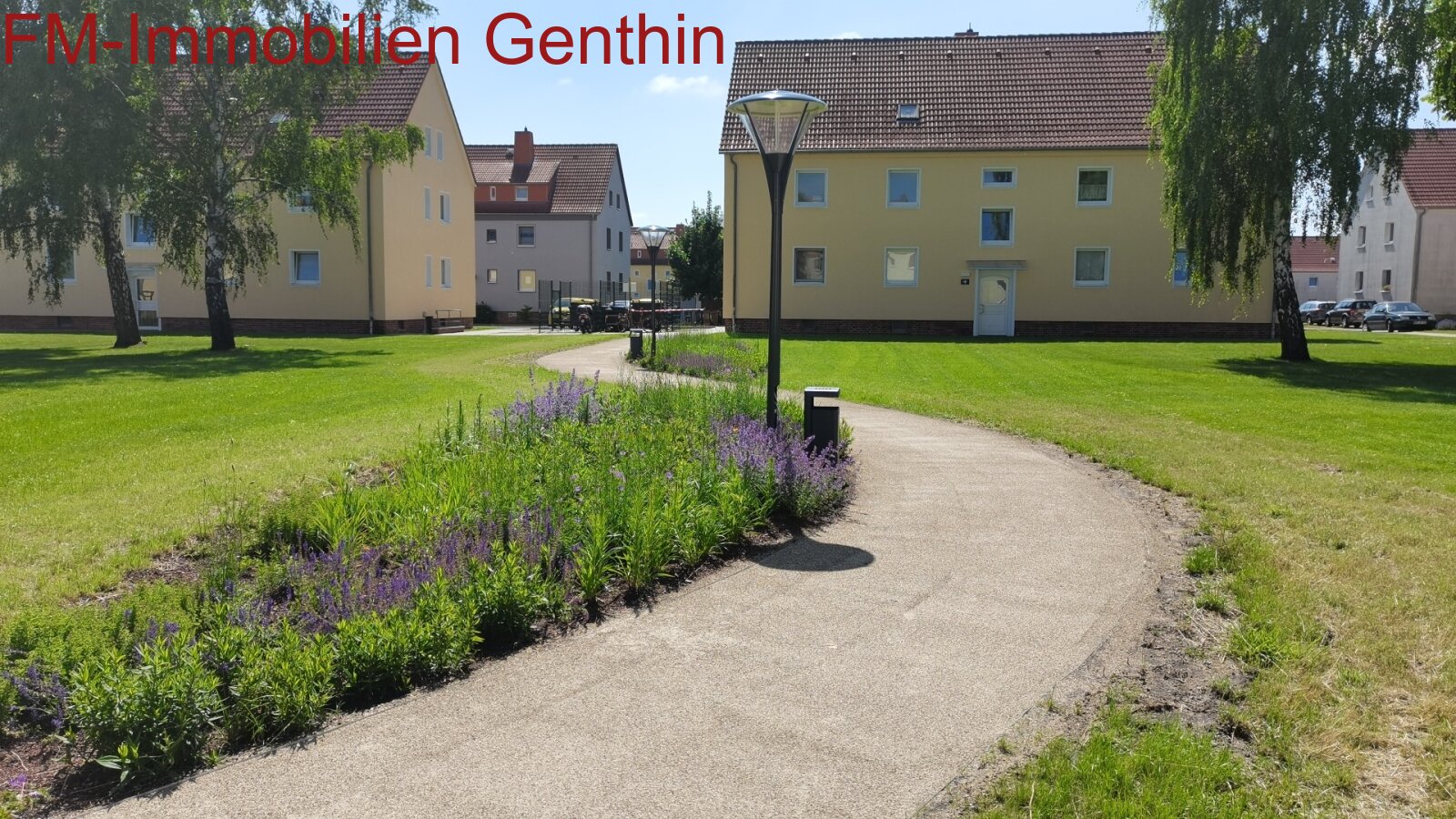 Die parkähnliche Anlage  